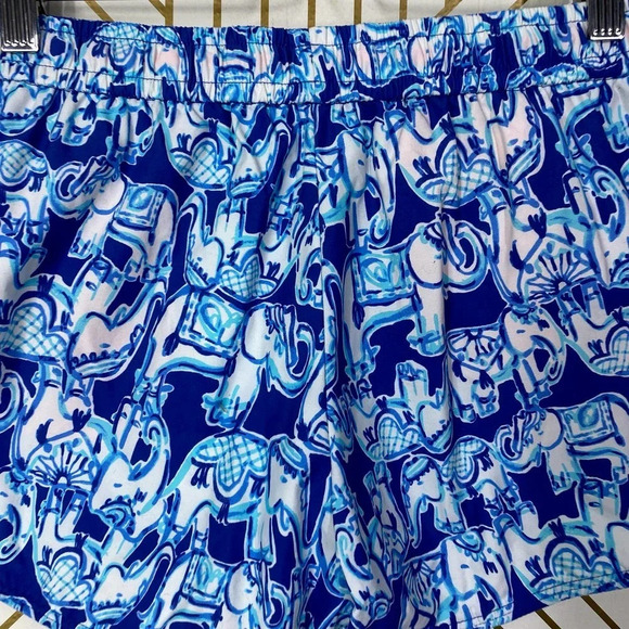Lilly Pulitzer Run Around Luxletic Short in Bomber Blue Get Trunky Size US XS - Picture 6 of 9